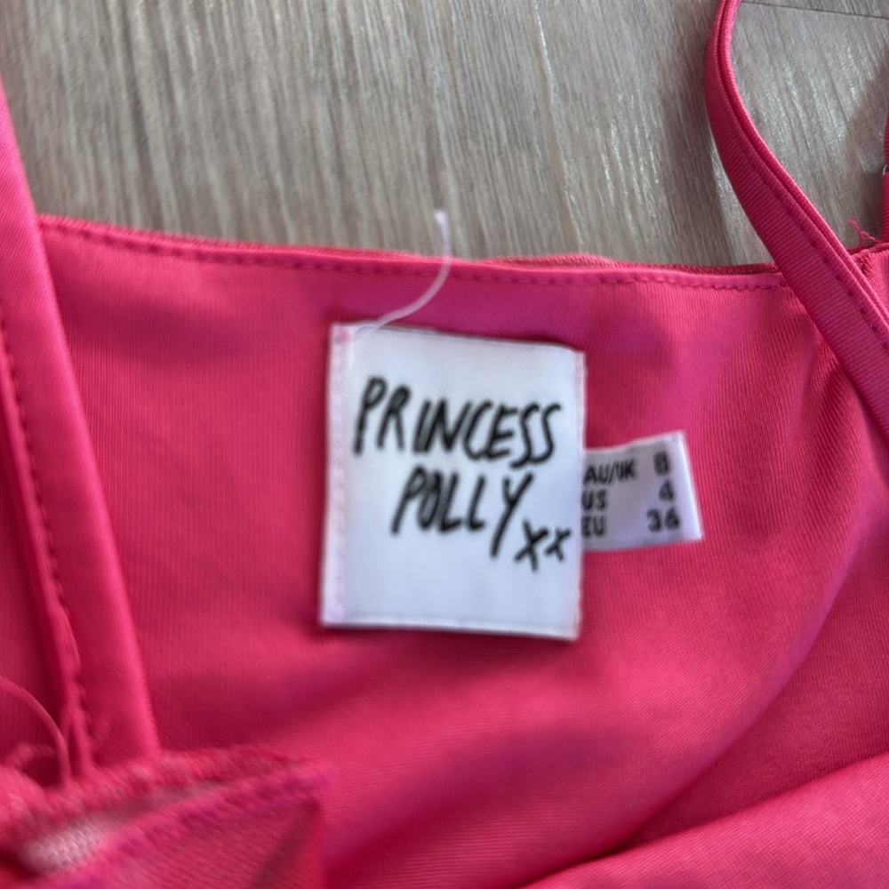 Princess Polly Pink Ruffled Mini Dress - Picture 2 of 4